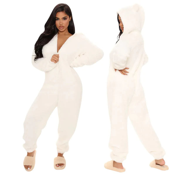Plüsch Jumpsuit in S - 5XL