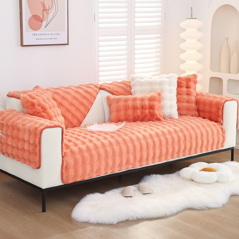Plüsch Sofa Bezug