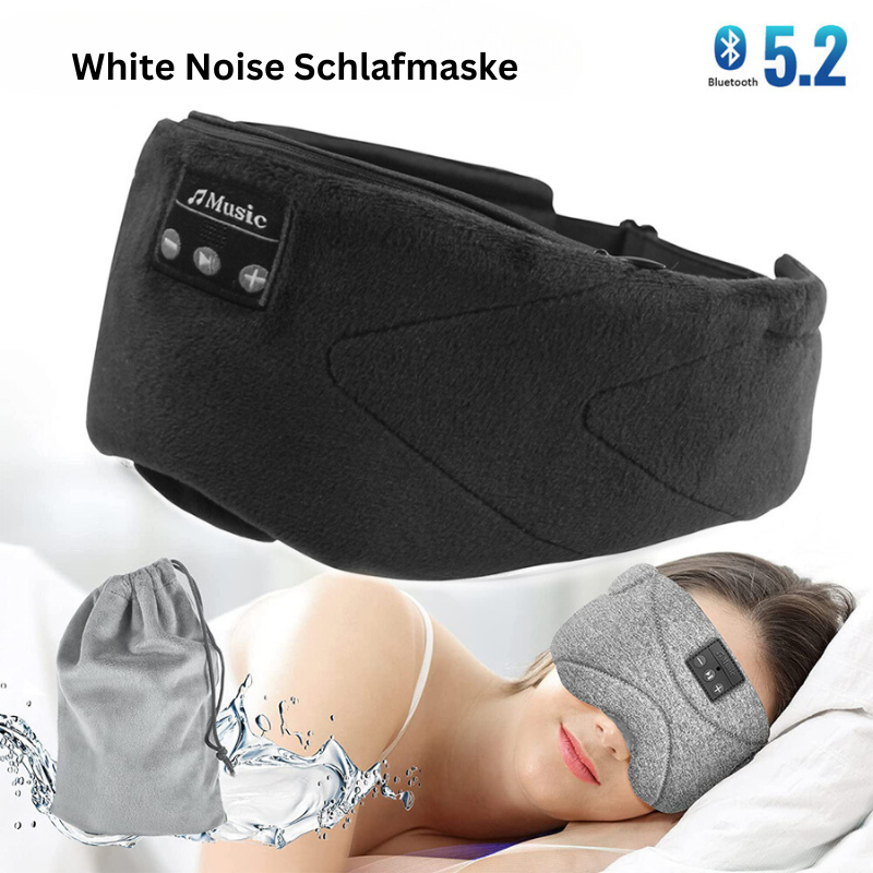 Schlafmaske mit 20 verschiedenen White Noise Geräuschen