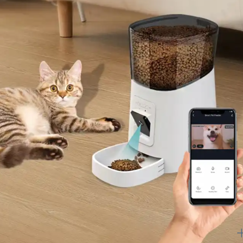 Automatische Tierfütterung mit Kamera