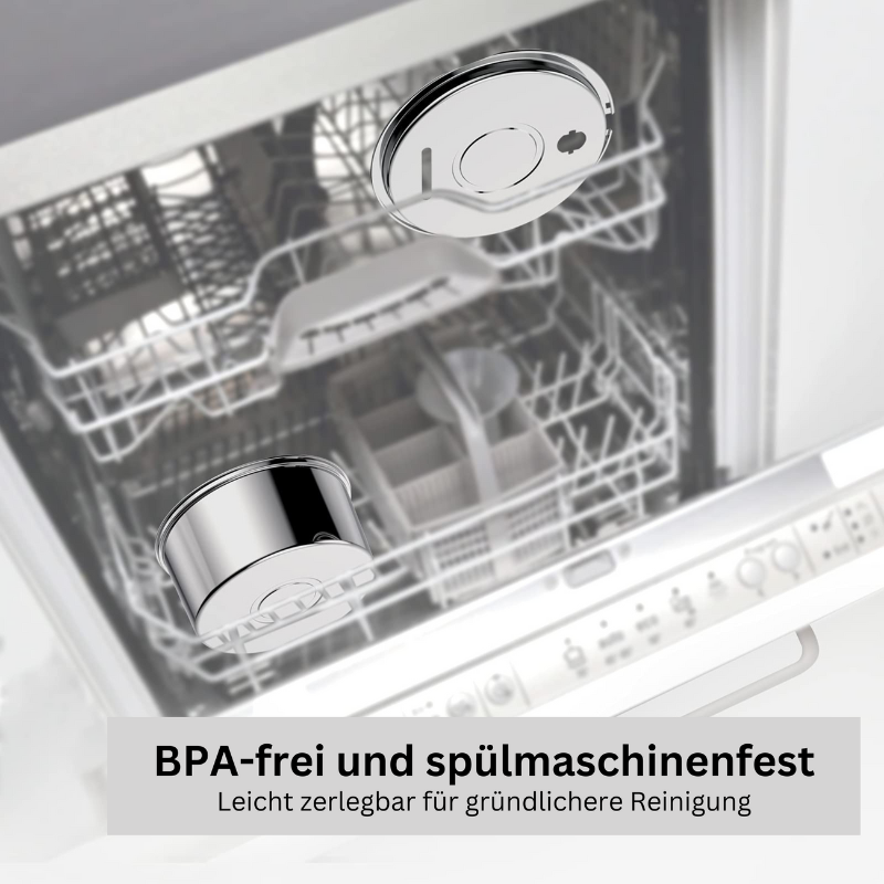 Edelstahl Wasserspender - Automatik Brunnen für Haustiere, 3.2 Liter