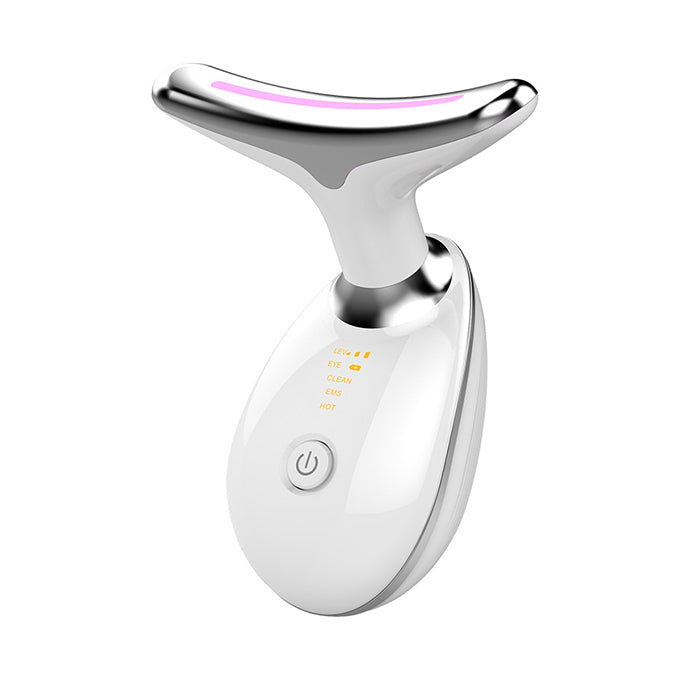 FaceUp - Hals und Gesicht LED Lichttherapie mit EMS-Funktion zur Hautoptimierung