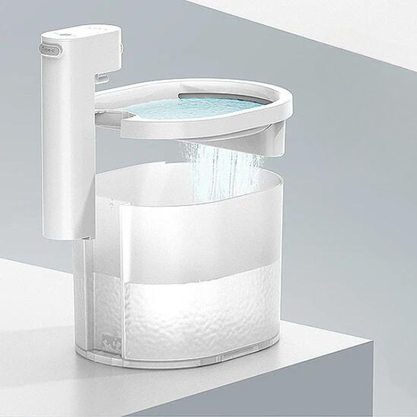 Automatischer, kabelloser Wasserspender für Haustiere mit innovativer Filtrationstechnologie - bis zu 120 Tage Akkulaufzeit