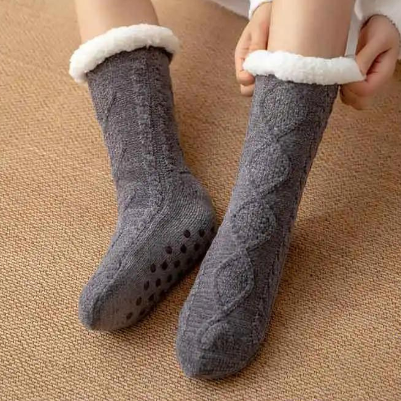 Flauschige Antirutsch Socken