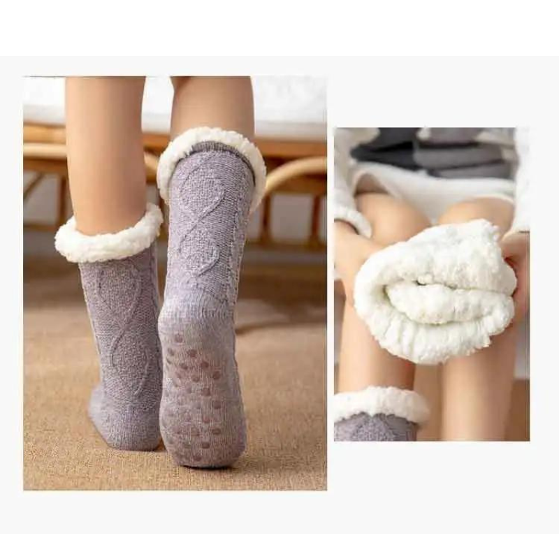 Flauschige Antirutsch Socken